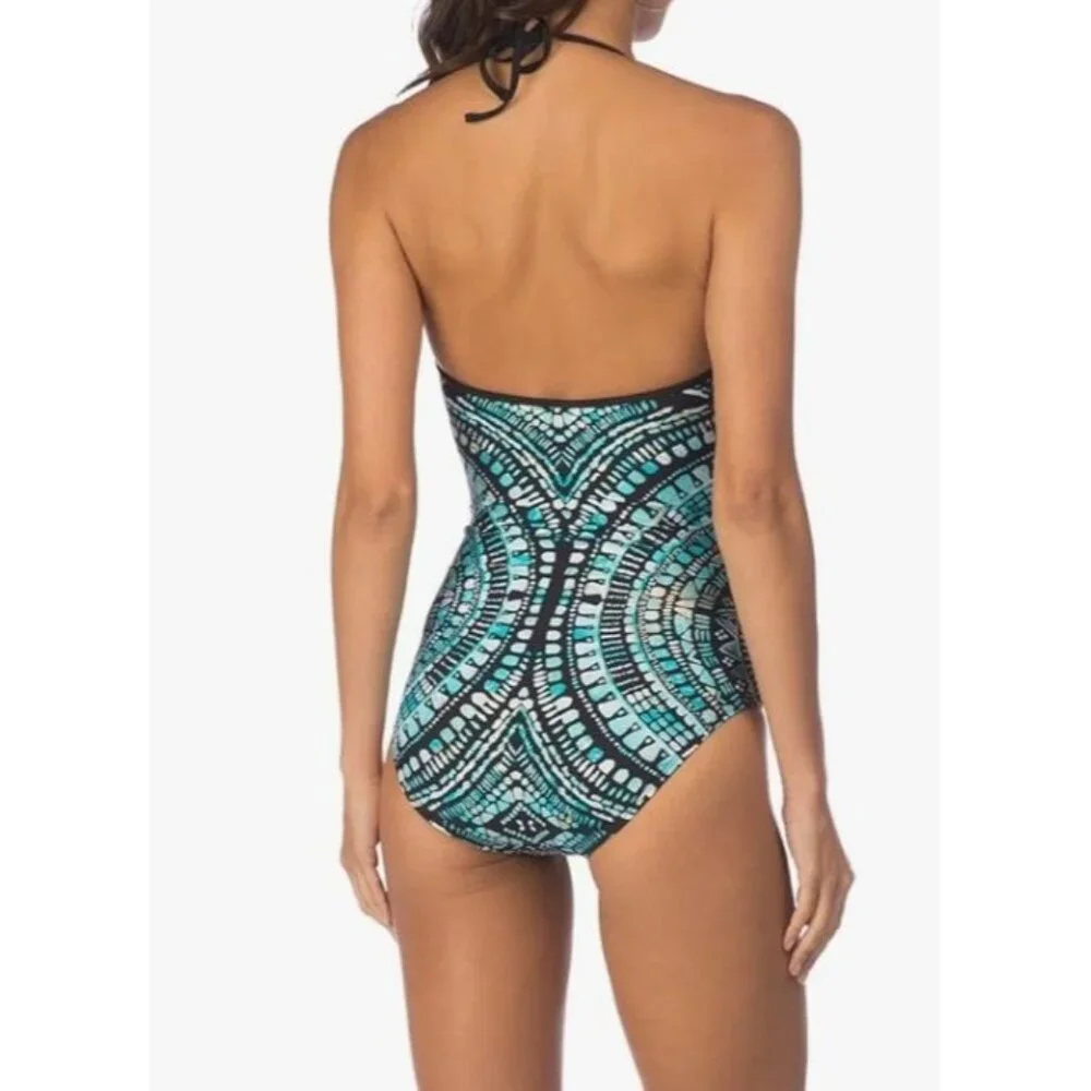 Kenneth Cole New York Women's Desert Romance Plunge Mio Sexy One Piece